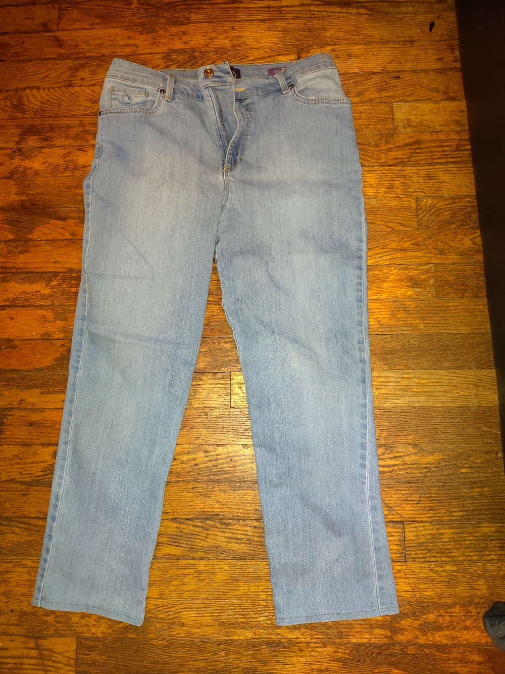 Gloria Vanderbilt Light Blue Wide Leg Jeans